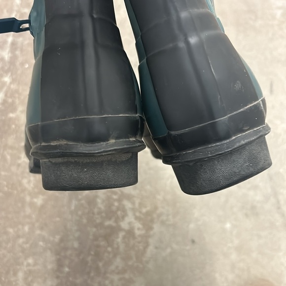 Hunter wellington adjustable with zipper green Tall Rain Boots - Picture 5 of 11